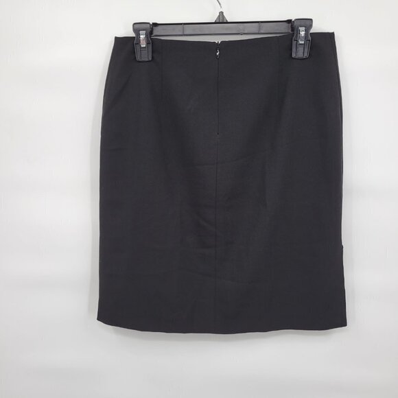 Terzoatto Women Black High Waist Straight Pencil Mini Side Slit Skirt Size XL - Picture 4 of 10